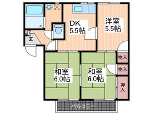 リバティベルの物件間取画像